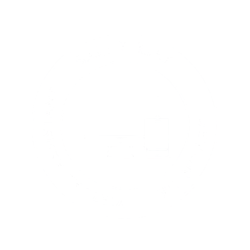 white logo on transparent background. Sally Kirk Virtual Assistant, Devon UK